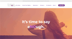 Desktop Screenshot of enoughnc.org